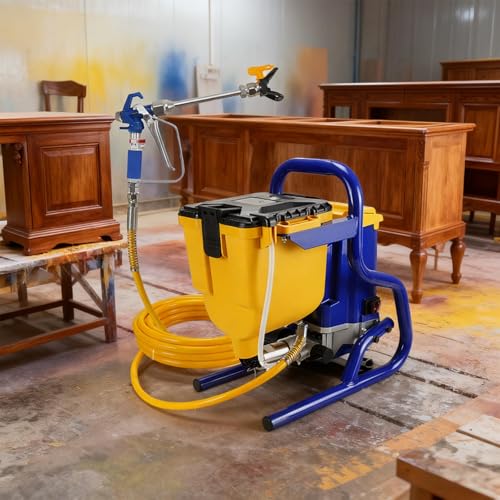 TBANVOO Pistolas de Pintura Eléctricas, 850W 2900PSI, Ligeras con Kits de Limpieza, para Pintura de Casas, Interior y Exterior del Hogar