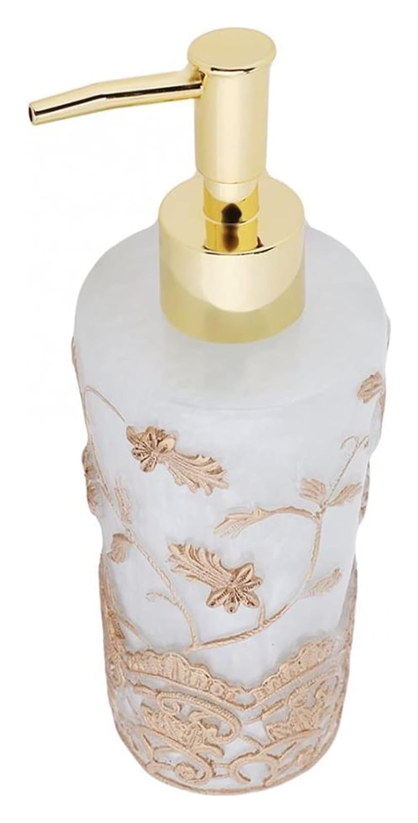 WDSOPK Bathroom accessories Soap Dispenser 350ml Liquid Soap Dispenser Bottle Bathroom Shampoo Lotion Shower Foam Pressing Pump Container Bottle Home & Kitchen, Gold