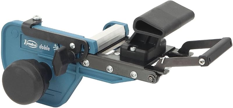 Virutex RC321S Herramienta Recortadora de Bordes, Recortadora Manual para Melamina PVC ABS, Guía Ajustable, Hasta 3 mm de Grosor, Herramienta Profesional para Carpintería