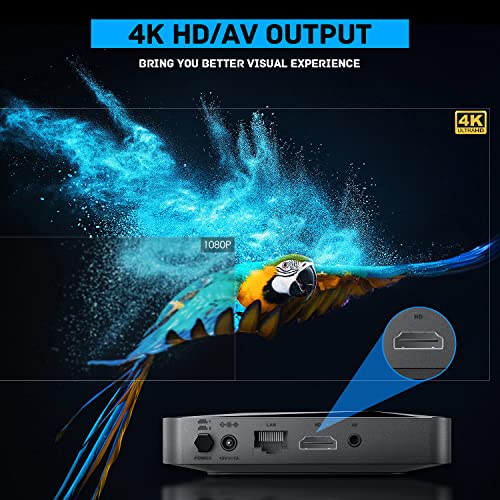 Kinhank Retro Game Console,Super Console X2 Pro Emulator Console With 65,000+ Classic Games,Retro Gaming Console With Emuelec 4.6 &Android 9.0,4K Hd Output,2.4+5G,Bt 5.0,Compatible With Most Emulators thumb #3