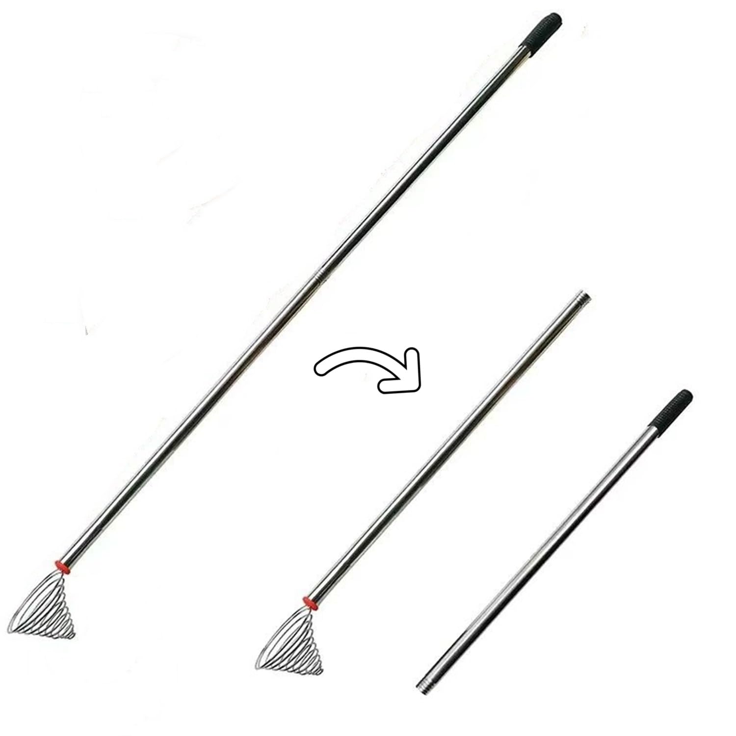zenithstar Egg Grabber for Chicken Eggs, Nut Picker Tool & Pecan Roller Picker Upper,Detachable Nut Gatherer for Walnuts, Sea Glass, Shells & Beachcombing, Ideal for Kids & Adults