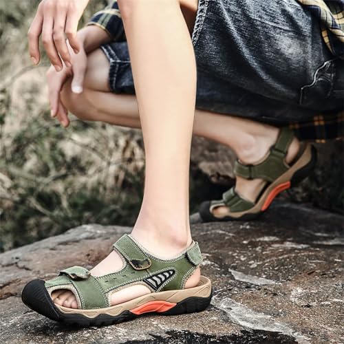 Men's Genuine Leather Sandals Summer Male Outdoor Casual Lightweight Sandal3