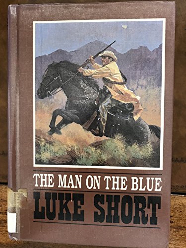 Man on the Blue [Large Print] 0896211991 Book Cover
