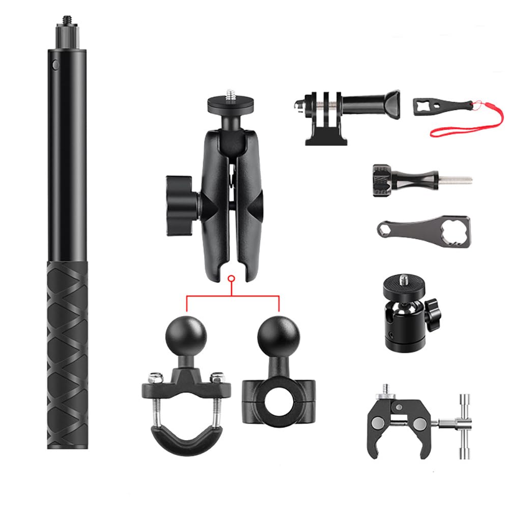 Soporte de cámara compatible con insta360 x4 y kit de moto 8