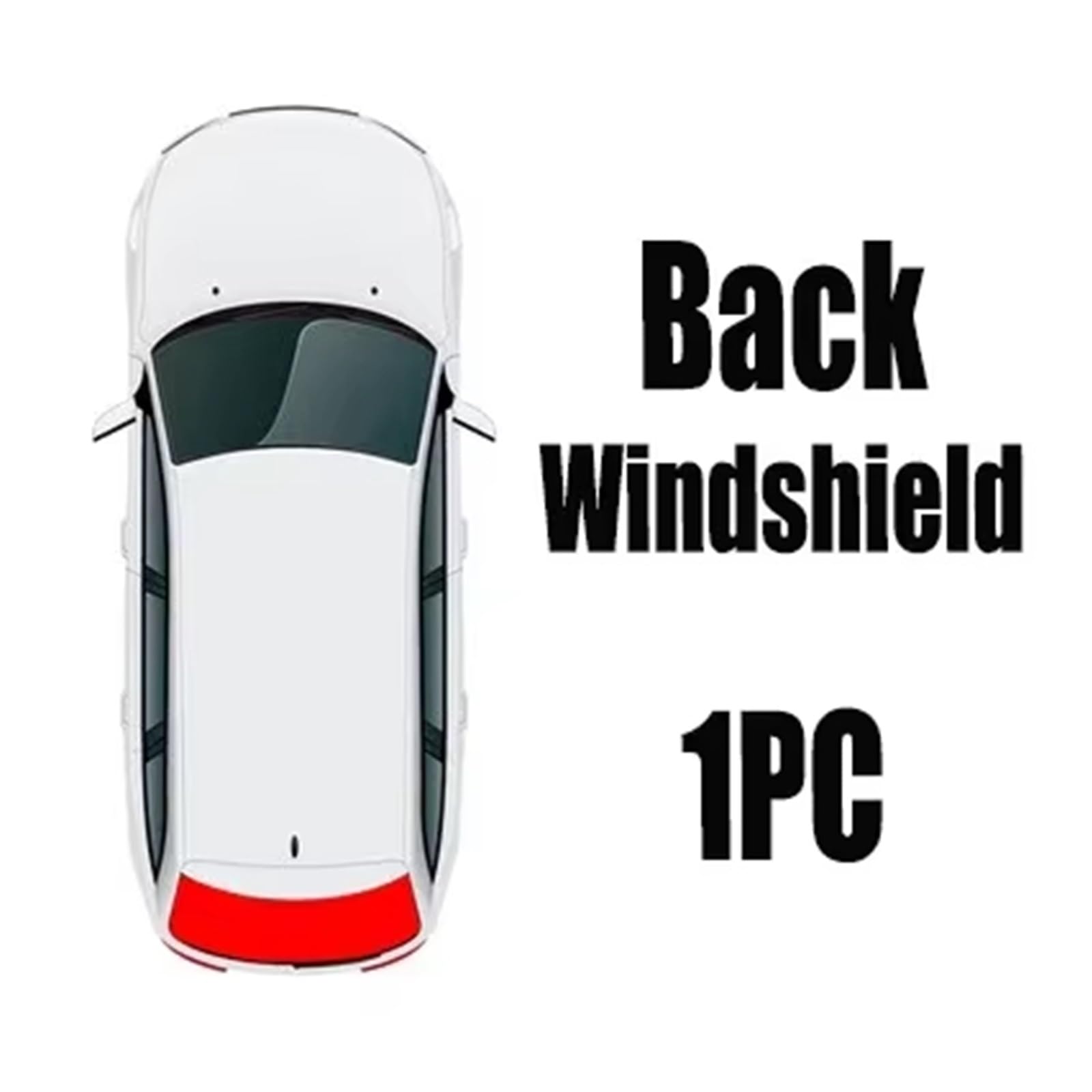 Kfz Outdoor Abdeckplane Für A3 Fließheck 8Y 2020-2024 Autofenster Sonnenschutz Vollständige Abdeckung Privatsphäre Blind Vorhang Frontscheibe Autoscheiben Sonnenschutz(Back Window)