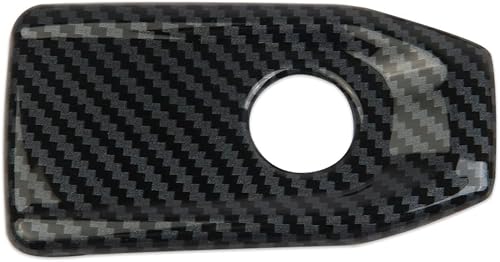 Miniatura 3 de crosselec Cubierta de interruptor de mango de guantera de fibra de carbono para Jeep Grand Cherokee L 2021-2024 para Grand Cherokee 2022-2024