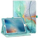 Fintie Case for iPad Pro 9.7 Inch 2016 Release Tablet- [Corner Protection] Multi-Angle Viewing Folio Smart Stand Back Cover with Pocket, Pencil Holder, Auto Wake/Sleep, Emerald Marble