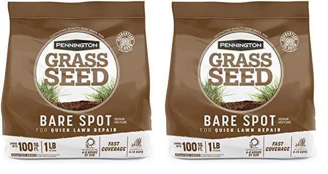 Pennington Bare Spot Repair Penkoted Grass Seed Mixture Central 1 lb (Pack of 2)