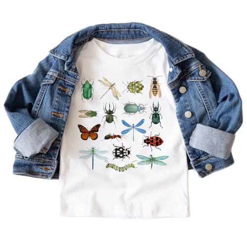 Retro Bug Catching Collection Toddler Shirt - Cute Gift For Insect Lover Collector - Future Entomologist T-Shirt - Boys And Girls Natural Toddler & Youth Graphic Tee2