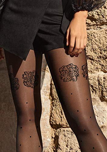 Marilyn Designer Hosiery w/ Polka Dot Pantyhose4