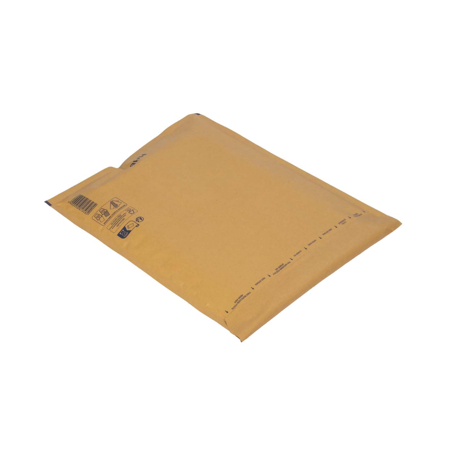 smiley pack Luftpolstertaschen Größe H8 Braun 290 x 370 mm – 200 Stück | Gepolsterte Versandtaschen mit Selbstklebeverschluss – passend für B4