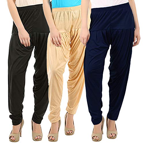 Image of Buy That Trendz Patiala Salwar for Women Relaxed Fit Viscose Patiyala Salwar Harem Bottom Pants