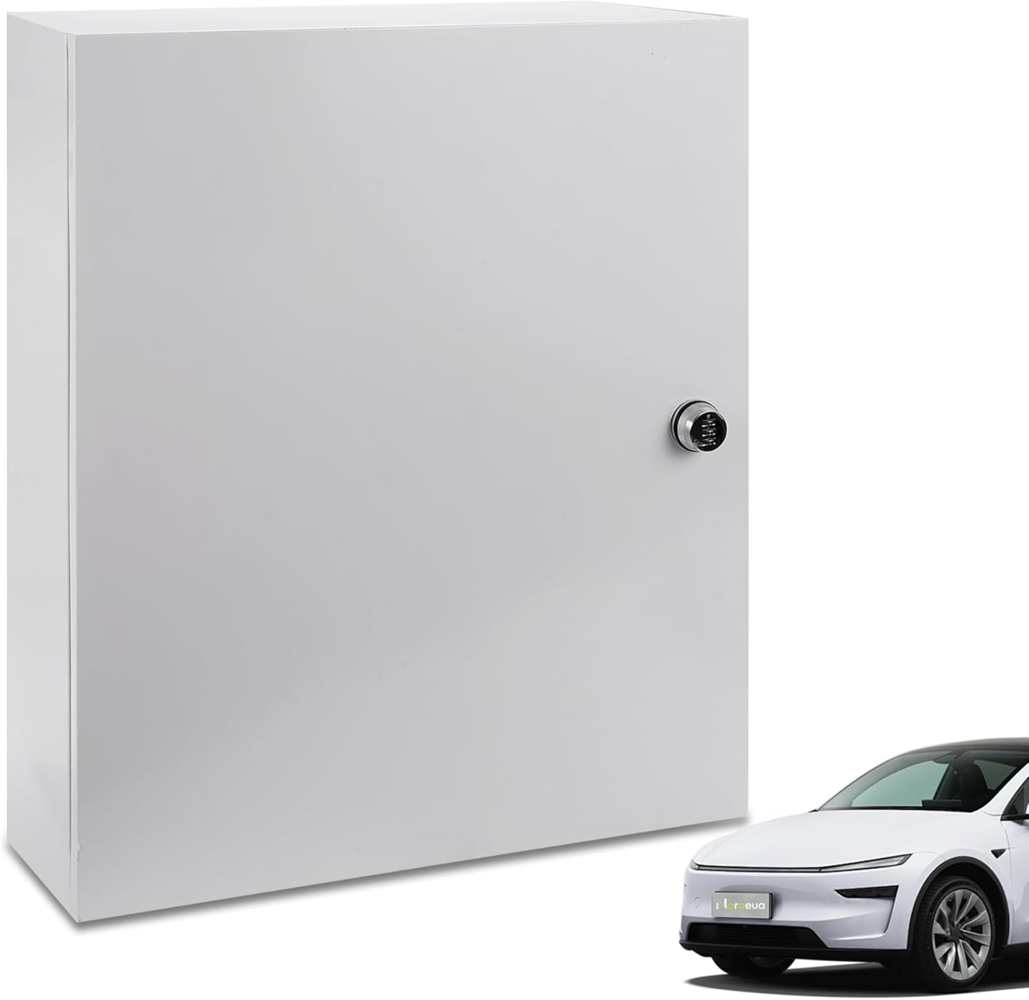 Wall Charger Station Box for Tesla Wall Charger, Outdoor EV Charger Enclosure Password Unlock