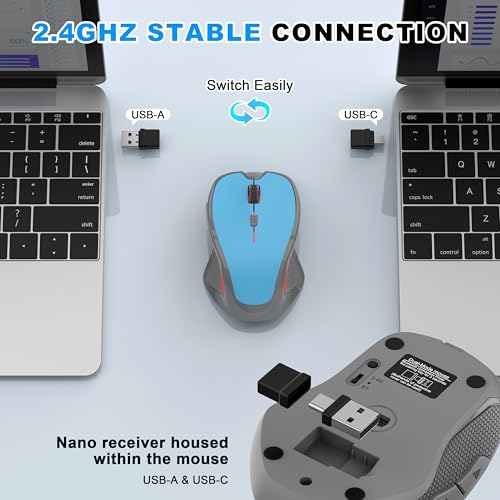 Souris bureau muette sans fil pour préserver votre concentration - 4