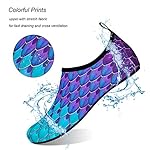 WateLves Water Shoes for Womens Mens Barefoot Quick-Dry Aqua Socks for Beach Swim Surf Yoga Exercise New Translucent Color Soles - Image 2