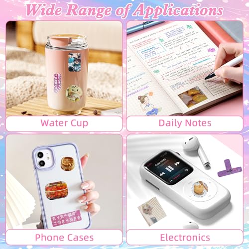 Image of 600Pcs Cute Scrapbook Stickers Travel Y2k Japanese Sticker Book for Adult Kawaii Korean Stickers for Journaling Heisei Retro Aesthetic Sticker Manga Style Decor for DIY Junk Journal Gifts Old Dream
