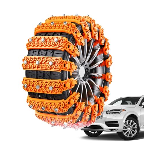 Cadenas de nieve para coche antideslizantes de seguridad 7
