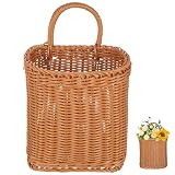 COLLBATH 1 x Küchenutensilien-Hängekorb für Pflanzen, hängende Blumentopf, Weidenkorb...