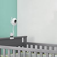 Vista 4 de iTODOS Soporte para monitor de bebé compatible con HelloBaby HB65HB6550HB6558HB66HB248, ANMEATE SM935ESM650, Bonoch, monitor de bebé ChildsFarm