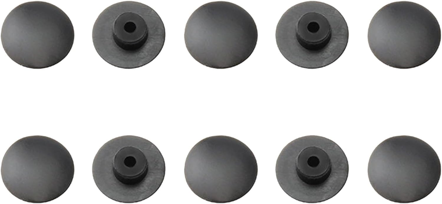 DPWOUM 10Pcs Black Pieces Dustproof Headset Cover Screw Cap Bicycle Rubber Stem Top Cover Headset Cap Bicycle Screws Parts Waterproof Headset Cap,Bicycle Parts,Cycling