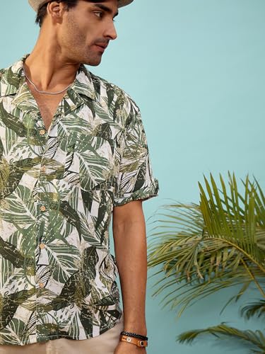 Image of MASCLN Sassafras Men's Printed Relaxed Fit Shirt