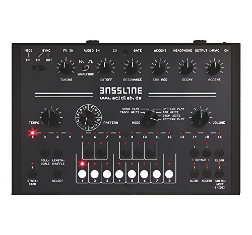 Amazon | Acidlab アナログベースラインマシン Bassline-3 Black