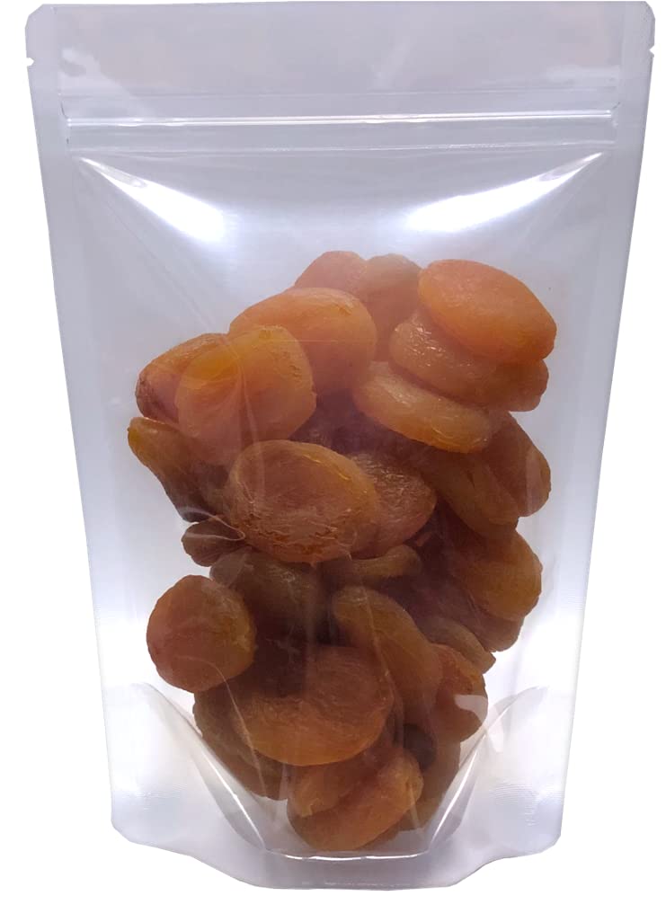 100 Pack Clear Mylar Stand Up Bags - 5.5x7.8 Inches Resealable Food Storage Zipper Pouches, Sealable Plastic Packaging Sample Pouch Bag - Clear