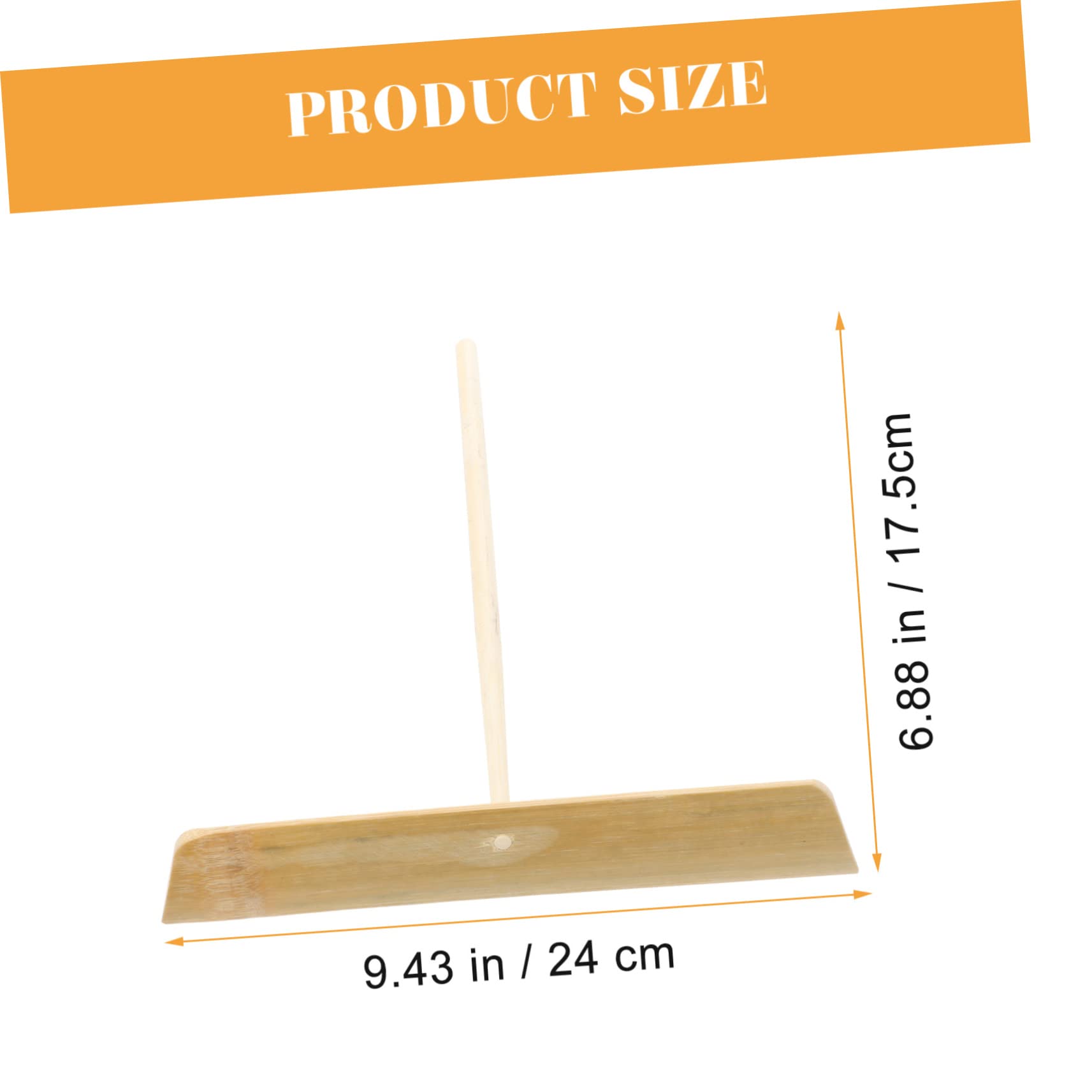 PRETYZOOM Pancake Oil Brush Set Crepe Spreader Kit Professional Cooking Tools 2-piece Set Easy to Use for Crepe Pan Pancake Making