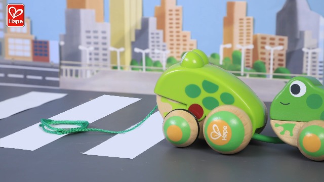 Watch Hape Pull Along Frog Family With Anti-Rollover Wheels on Amazon Live