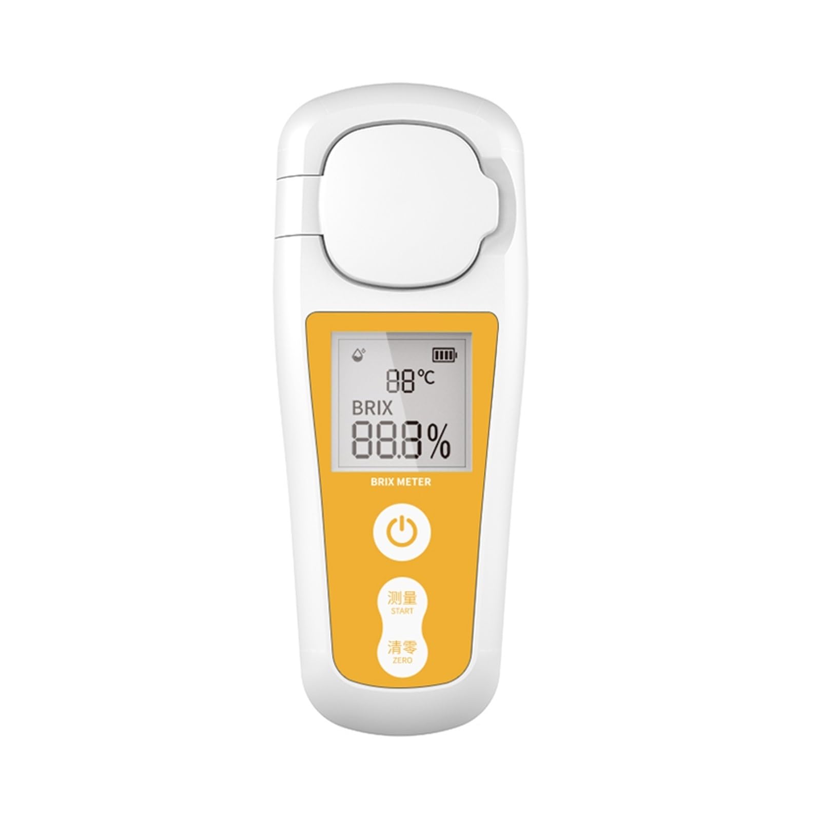 Refractómetro Brix, refractómetro medidor Brix, Refractómetro Digital 0-55%, medidor, medidor de jugo de frutas, bebidas, contenido de azúcar, instrumento de medición, medidor de azúcar para medir el