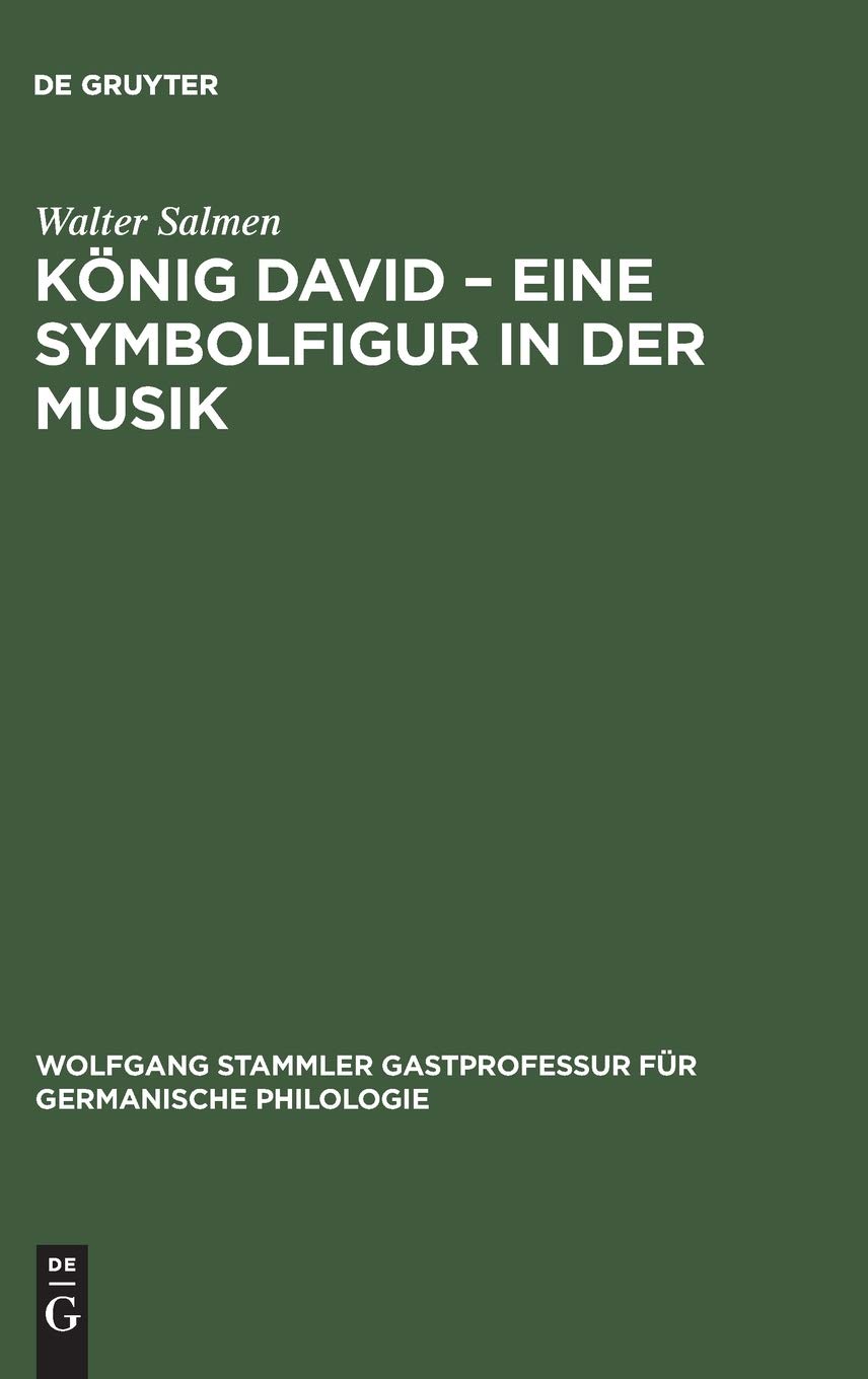 König David livre de musicologie pour enrichir votre bibliothèque