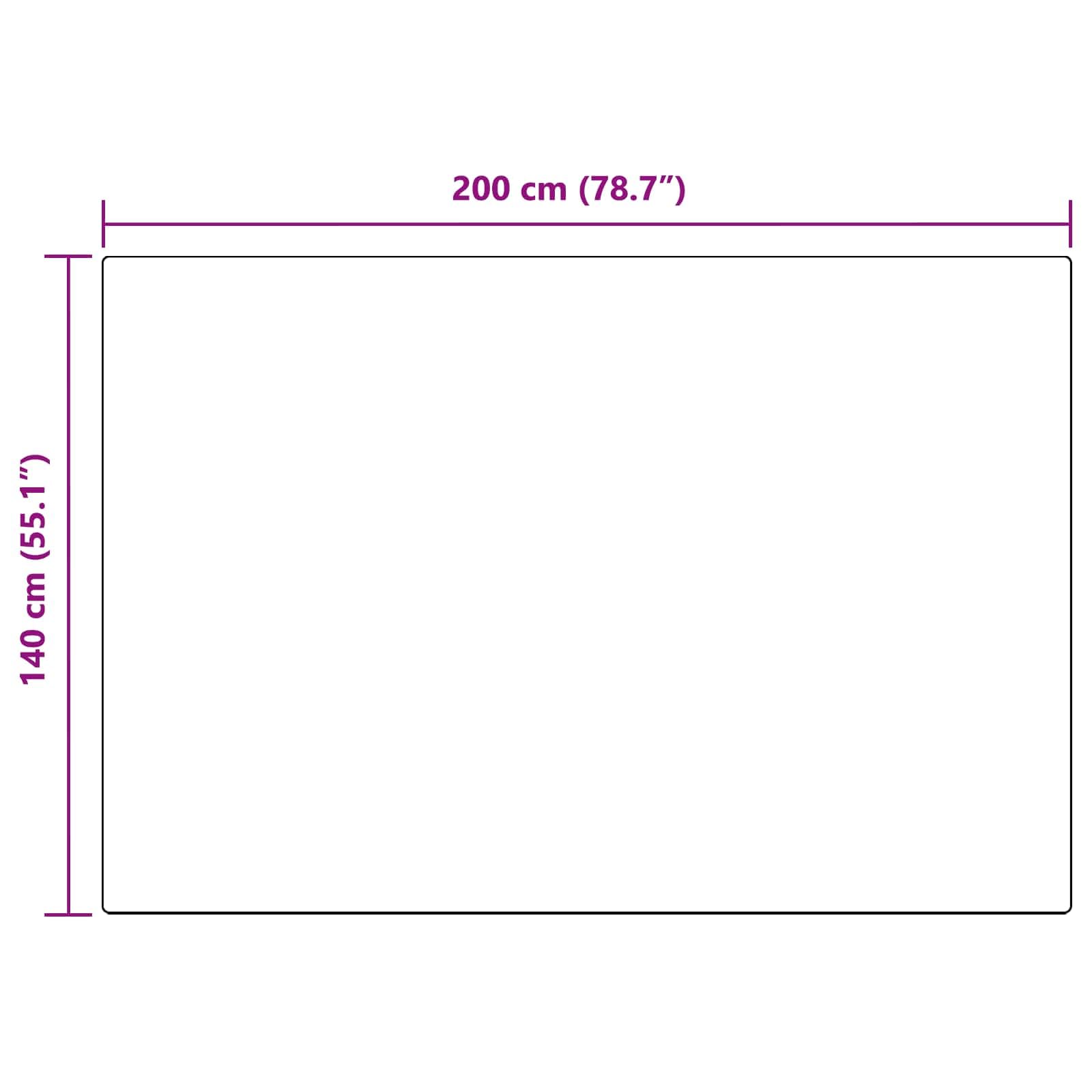 Tapis en Fausse Peau de Mouton Tafalla Anthracite 140 x 200 cm Polyester Moelleux épais pour Salon Chambre Cuisine intérieur Design Moderne
