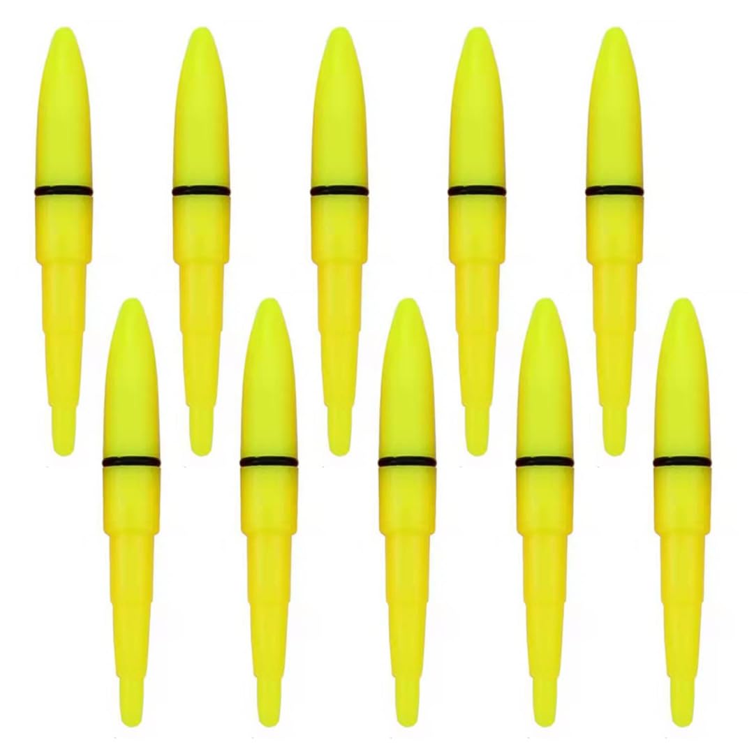 XuQiZZpp 10Pcs Fishing Rod Tip Glow Stick Waterproofs LED Night Fishing Rod Light Stick Luminously Stick Fishing Tackle Accessory