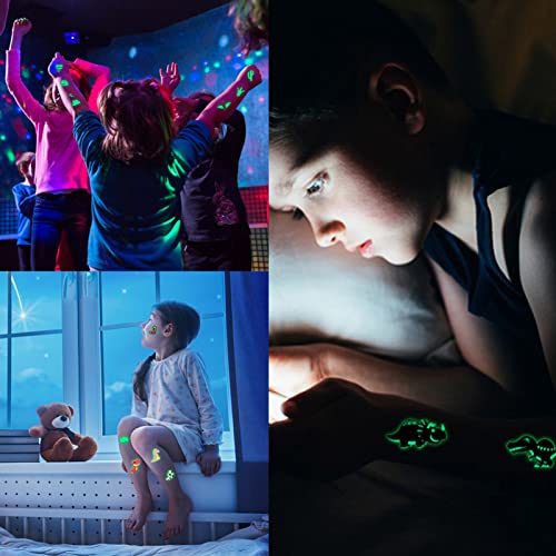 10 Fogli Tatuaggi Luminosi per Bambini Probuk