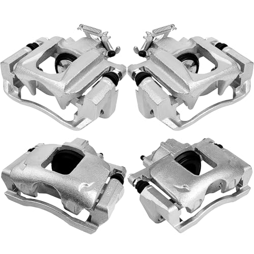 Image of SCITOO Front Rear Brake Calipers With Bracket 18B5081 18B5080 18B5045 18B5044 Fit For Chrysler Town & Country 08-12 For Dodge Grand Caravan 08-16 For Ram C /V 12 For Volkswagen For Routan 09-12