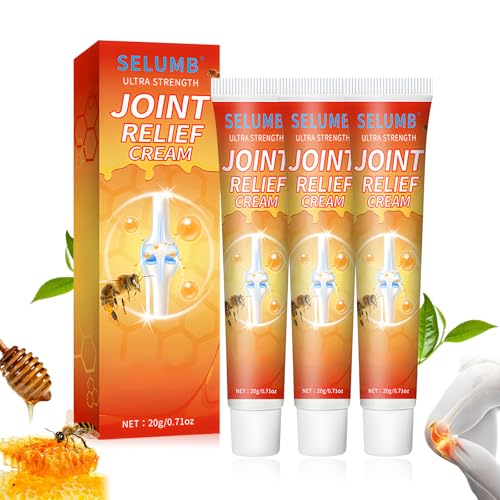 Egmsic 3PCS Joint Relief Cream Joint and Bone Advanced Cream for Back Neck Feet Shoulder