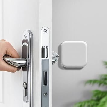Qenixo Self Adhesive Door Stopper Bumper – Wall Protector for Home & Office | Soft Silicone Sound Dampener for Cabinets, Drawers, Furniture – 4 Pcs | No Drill, Waterproof, Shock Absorber - image, photos