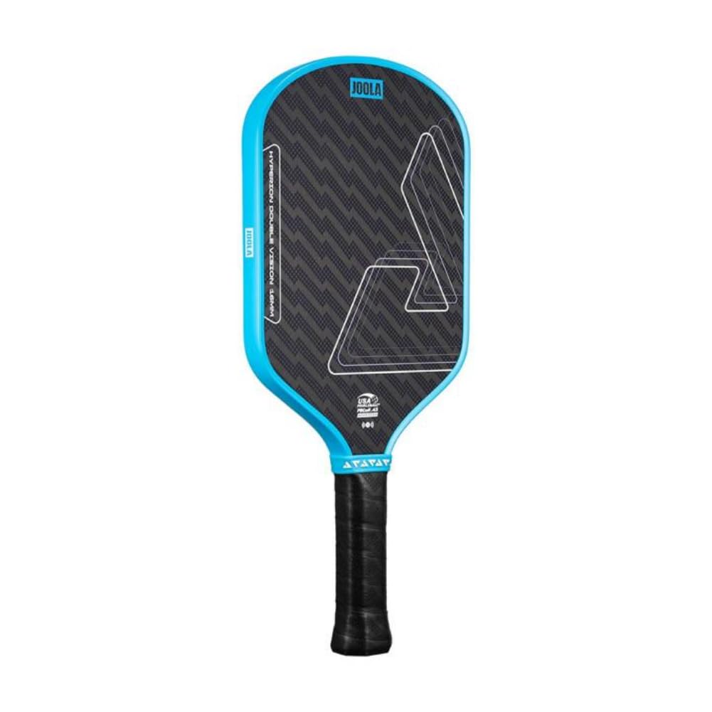 JOOLA Double Vision 16mm Pickleball Paddle - Signature and Standard Shape - Aramid Surface for Softer Responsive Touch - SK Film for Reduce Vibration