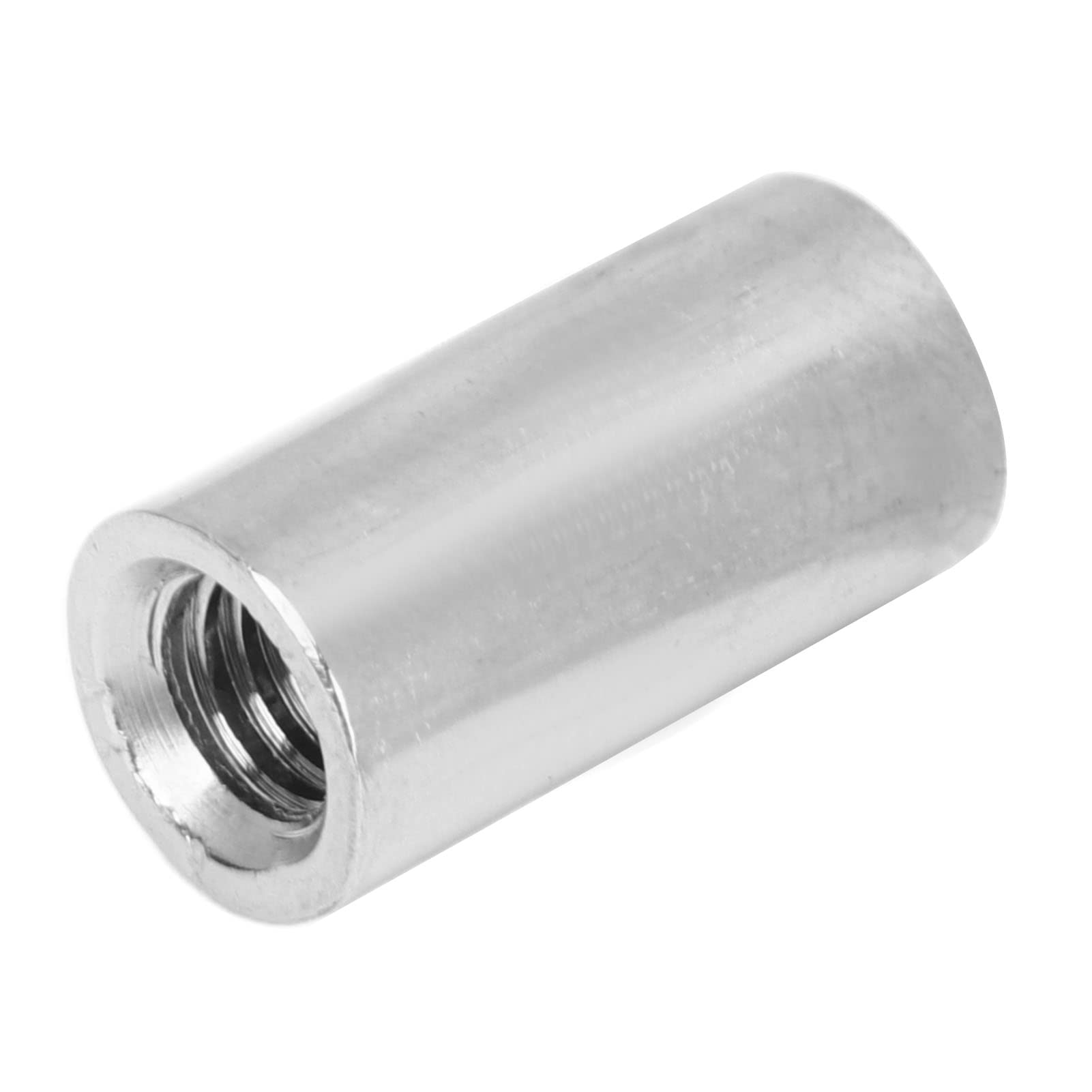 20 Sztuk M5x0.8-8-L15mm Nakrętki łączące, 304 Gwint żeński ze Stali Nierdzewnej Okrągła Nakrętka łącząca Nakrętka Pręta Zestaw Złączy