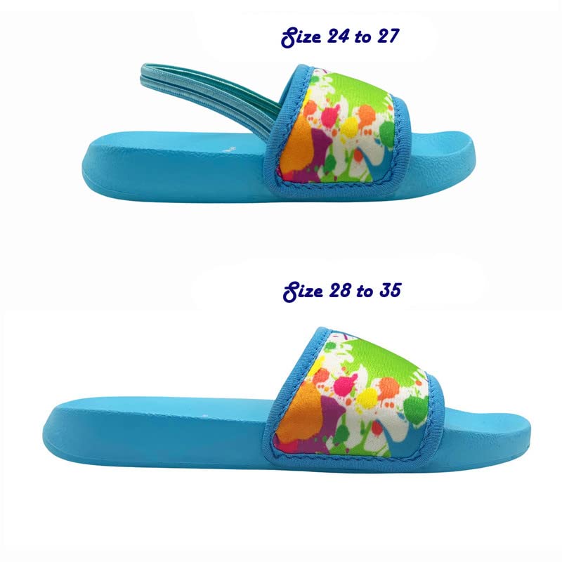 Image of KazarMax Hopits Kids & Girls Printed Flip Flop /Soft, Comfortable, Indoor & Outdoor Slippers