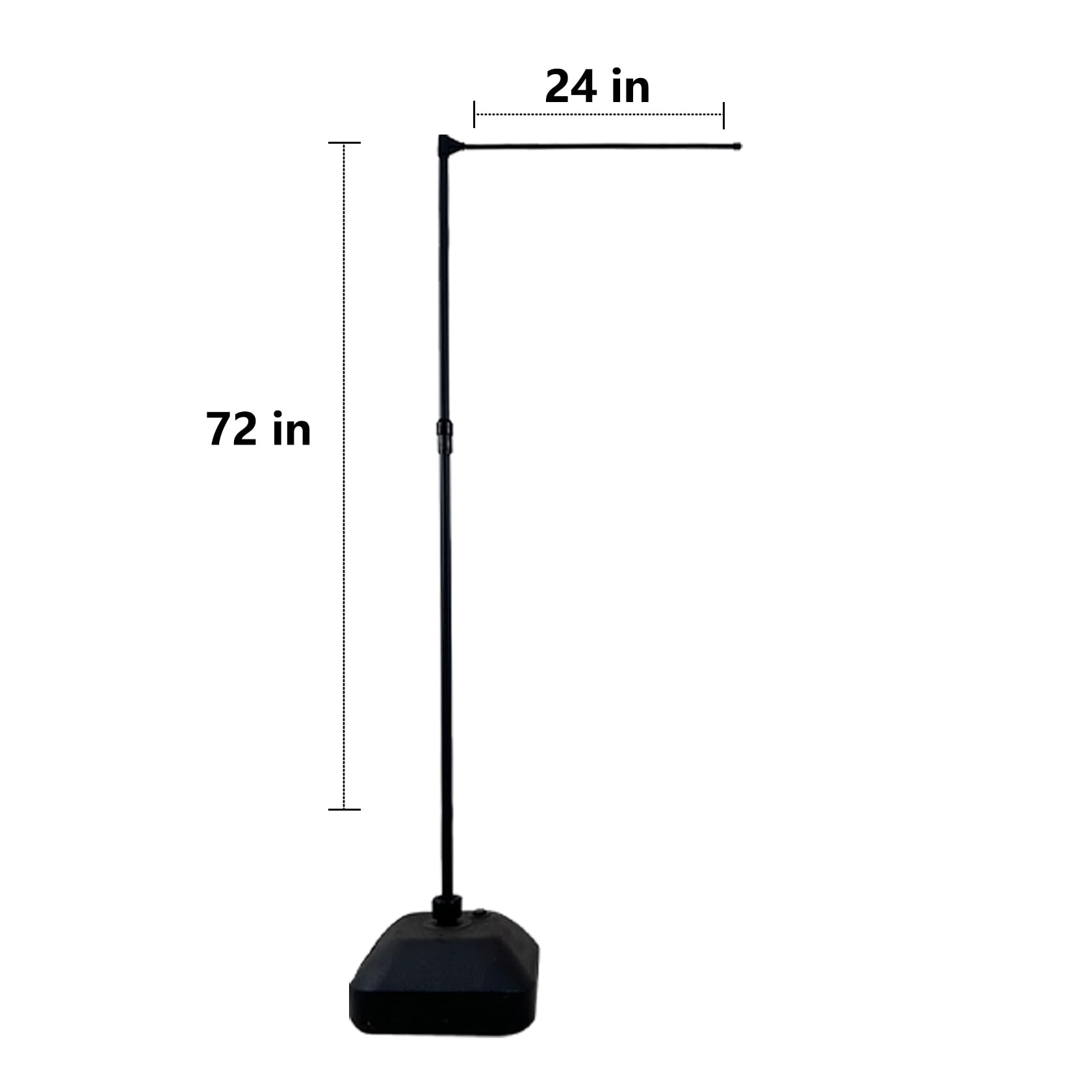 24In x72 In Outdoor/Indoor Flag Stand Multipurpose Display with Water Refilled Base 2 PACK in 1 BOX