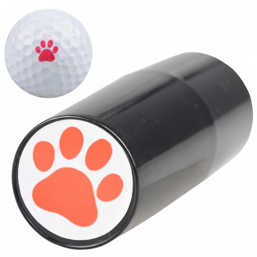 Ymxygz Paw Pattern Golf Ball Stamper Personalised Golf Ball Marker Identify Golfing Stamp for Golfers Dads Retiremen Favors