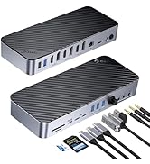 Amazon.com: ORICO Thunderbolt 3 Docking Station 15-in-1 40Gbps