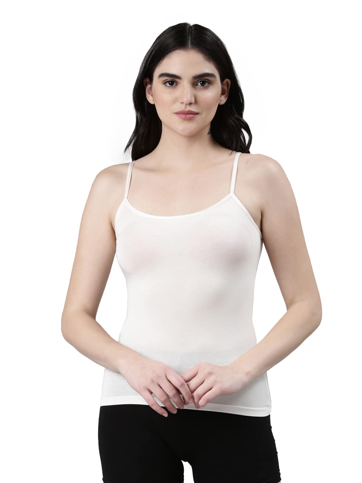 Women's Camisole – Micro Modal Stretch Fabric, Soft & Breathable Undershirt, Adjustable Straps, U-Neckline, Body-Hugging Fit for All-Day Comfort.-image-31