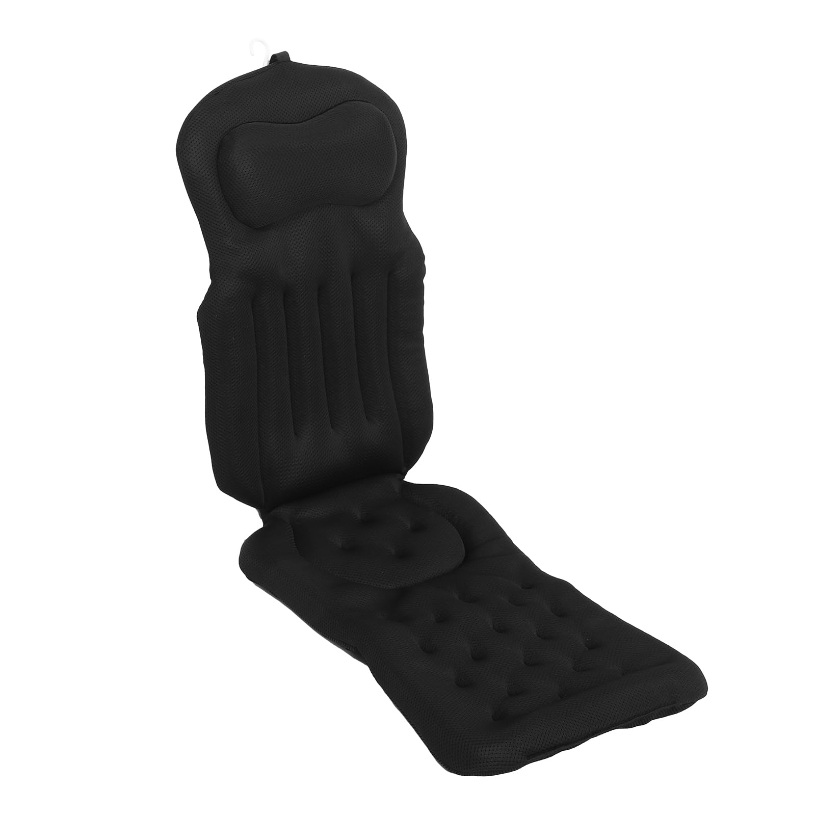 Poduszka do Kąpieli Całego Ciała, Ergonomiczne Podparcie Szyi i Pleców, Lekka Poduszka Spa z Tkaniny Siatkowej 4D Zapewniająca Wygodne Zanurzenie (BLACK)