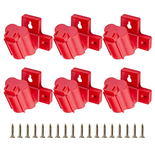 6 Packs Tool Holder Mount Compatible for Milwaukee 12V Drill Tool Hanger