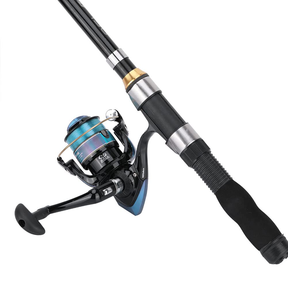 Caña de Pescar Portátil, 1.2 Metros, para Pesca en Hielo y Mar, Herramienta Mini Compacta, Modelo 28049-100