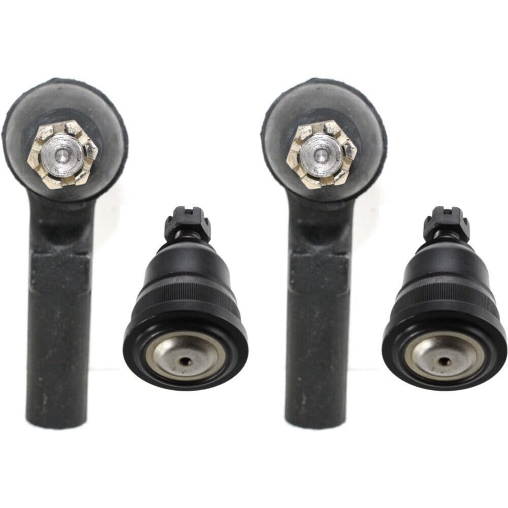 Amazon.com: YiZheng 2pcs Ball Joints 2pcs Tie Rod Ends Front Left 