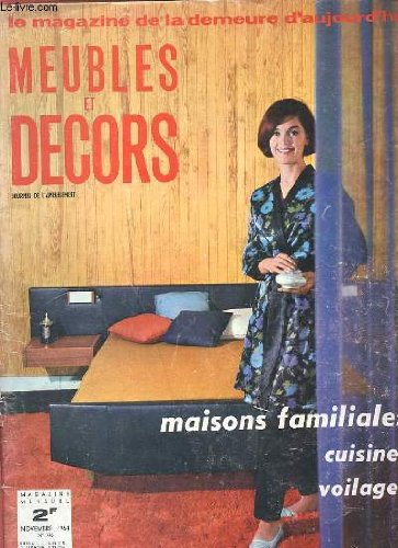 livre MEUBLES ET DECORS - JOURNAL DE L'AMEUBLEMENT - N°796
