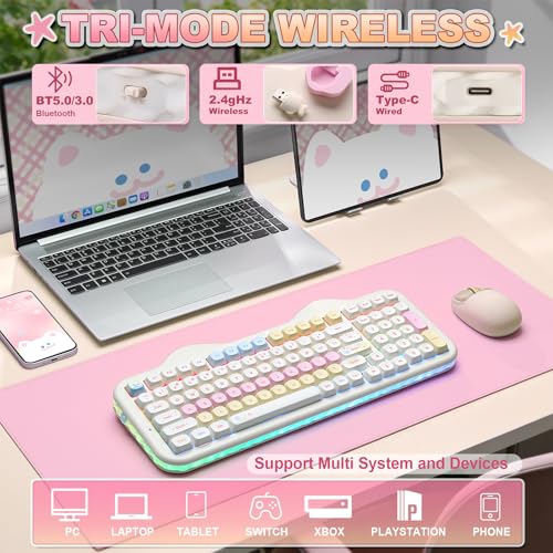 Mechanical Keyboard Wireless Hot-Swappable